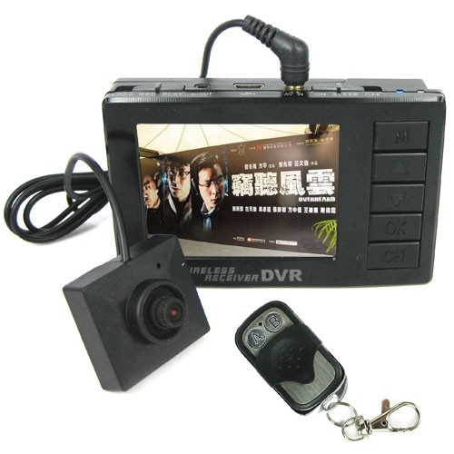 High-def DVR System with LCD Screen and Wireless Receiver - Click Image to Close